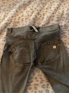 Freddy Grey/ black jeans with Branded Waistband